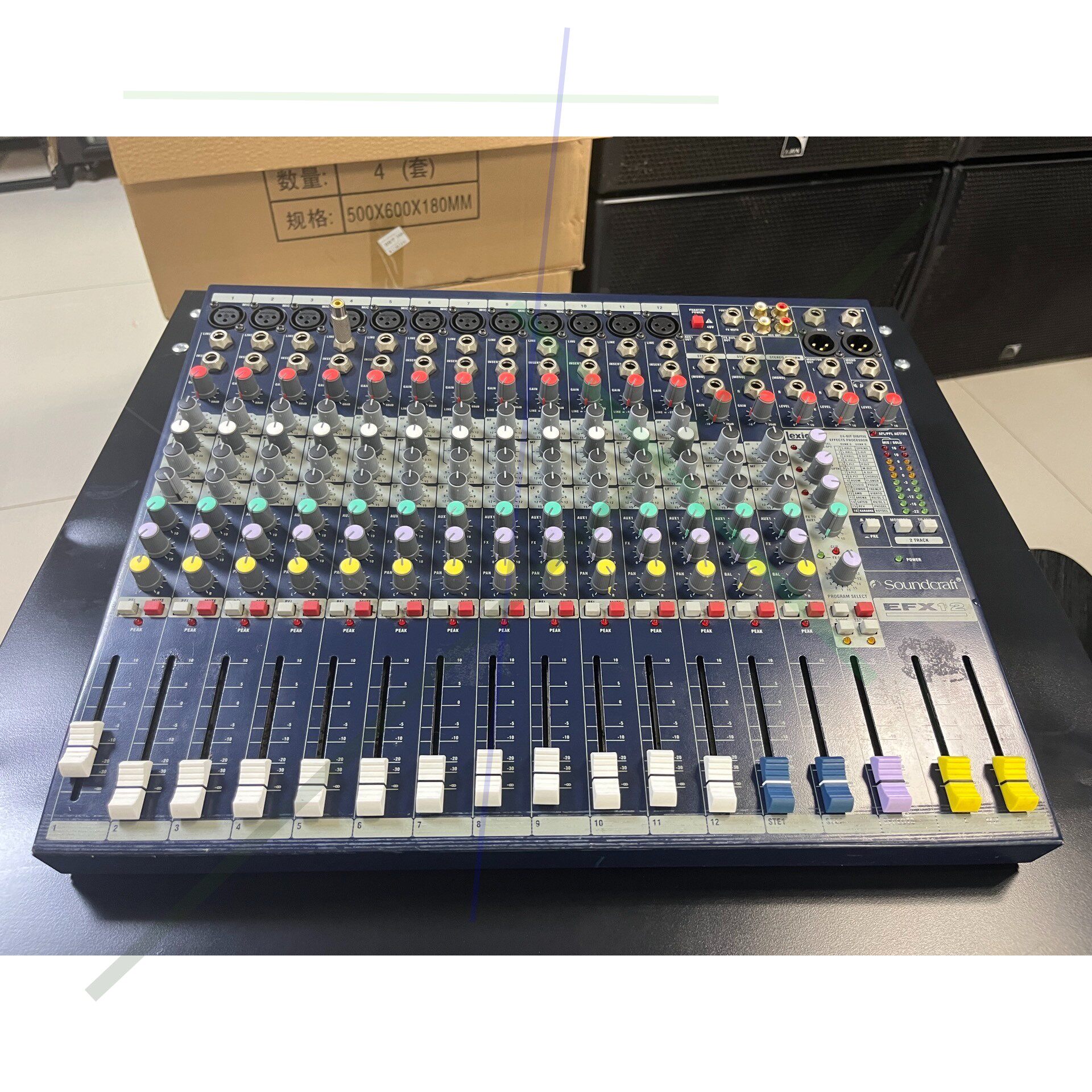声艺efx12调音台,支持验证真伪(看正品细节图)测试过第二