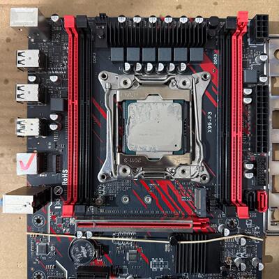 X99-P3主板+E5-2673v3 cpu套装