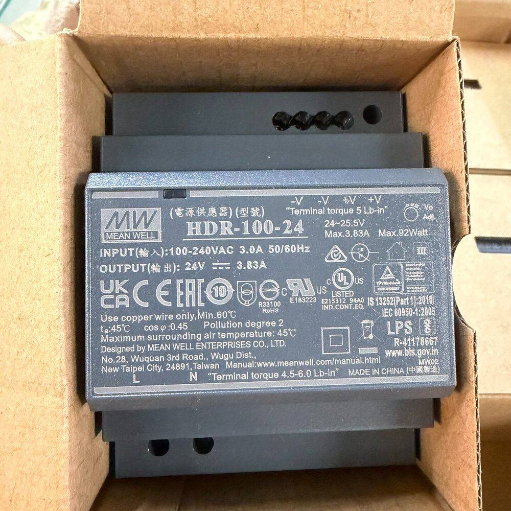 询价明纬HDR-100-24导轨电源 工程剩余 原未