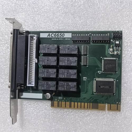 wwlab双诺AC6650 PCI总线IO板卡 8路继电器隔