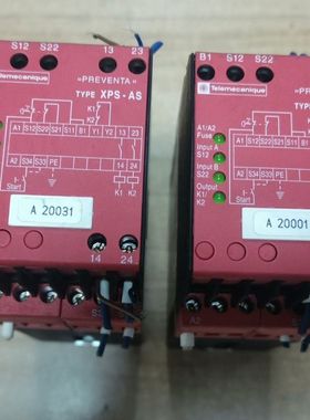 XPS-AS+XPSAS5140安全继电器拆机件功能正常