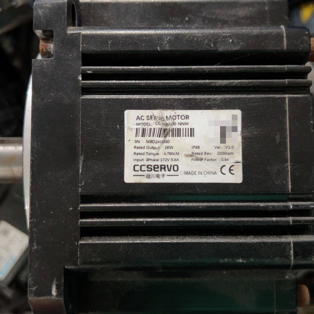 超川伺服电机cc-m3m100-nn04 1KW电机拆机功能