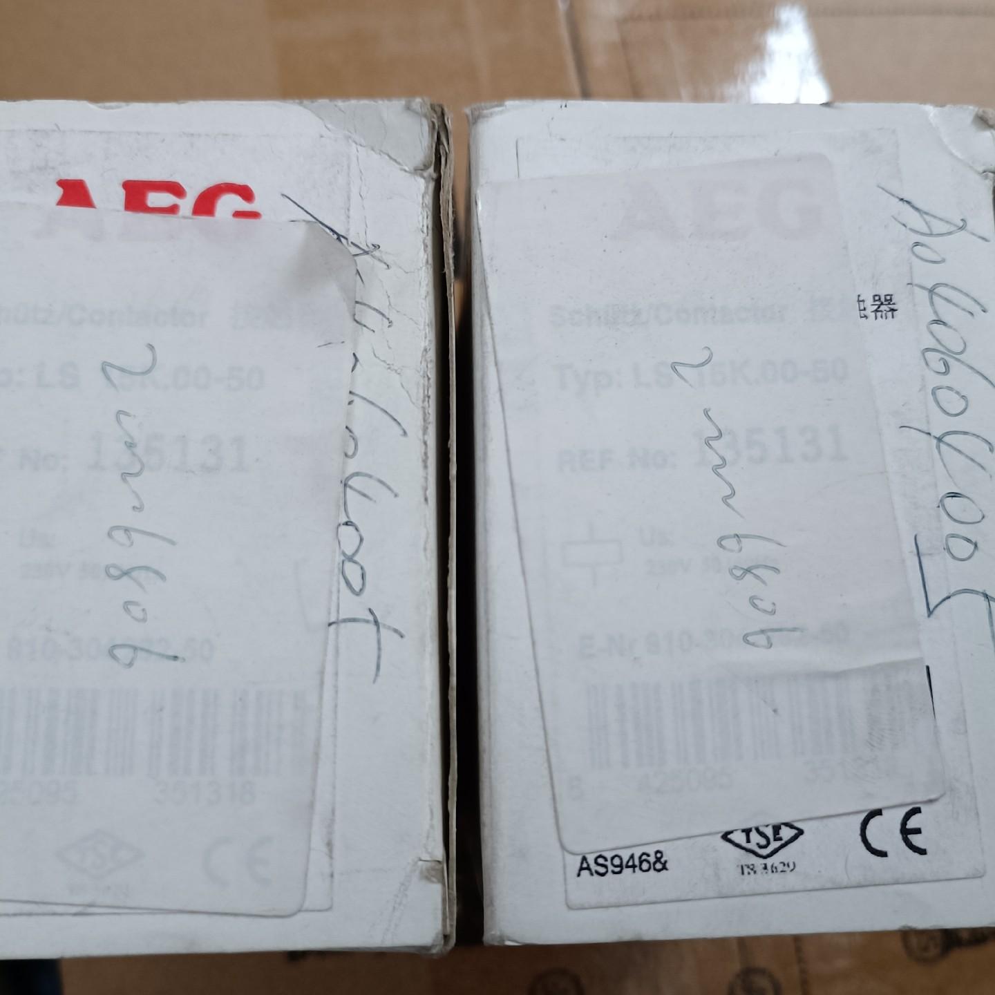 AEG交流接触器LS15K.00 线圈电压230V 库存