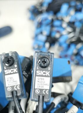 SICK西克光电开关GTB6-N1211 拆机品 蓝色外壳