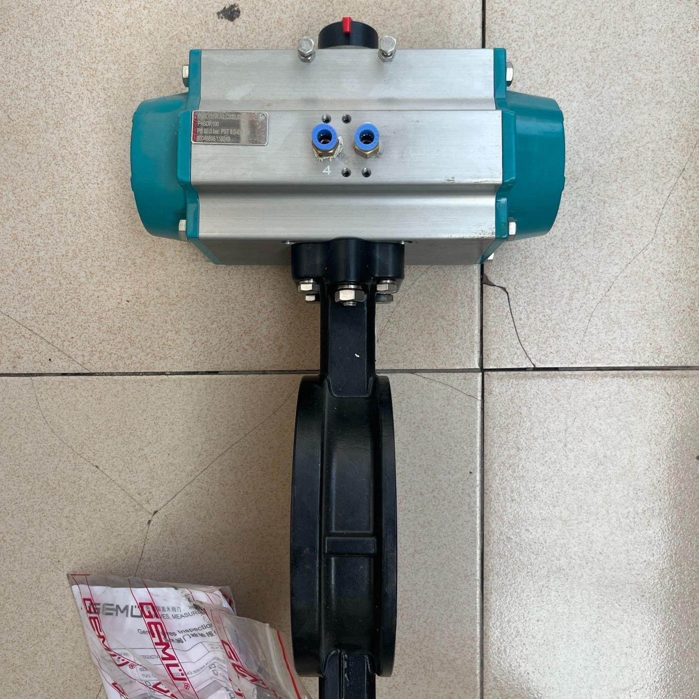 GEMU盖米气动执行器  带蝶阀 GDR100型号