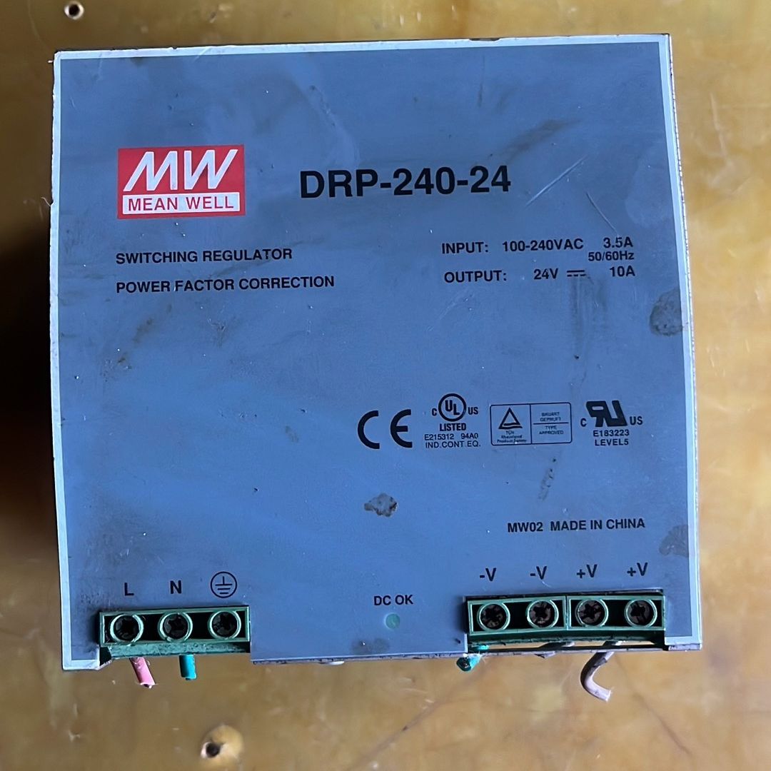明纬电源DRP-240-24 24V10A 实物拍摄 拆