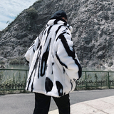 2026新冬季宽松仿皮草潮流大码座山雕潮棉衣男外套mj371-p150，男装棉衣，电商B288