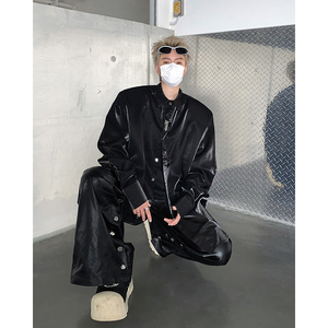现货！25夏季丝滑亮光金属光泽垫肩衬衫CS48-P75图片
