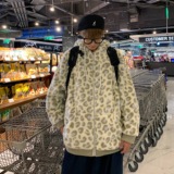 港风男冬加厚仿兔毛加绒外套宽松棉服学生棉袄现货mj365-p100，男装棉衣，电商B288