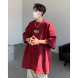 23辣弟金属卡扣设计感简约大码未来感T恤慵懒感大码半袖DX19-P48，男装T恤，电商B288