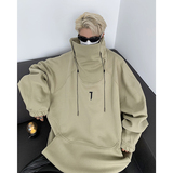 23男士高领设计感围脖忍者卫衣MJ939-P95现货，男装卫衣，电商B288