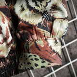 19新款日系复古印花动物夹克加绒摇粒绒学生外套mj220-p135，男装夹克，电商B288