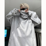 23秋冬设计感结构金属拉链防风连帽卫衣MJ920-P95现货，男装卫衣，电商B288
