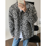 22小香风垫肩提花外套秋冬轻奢复古大码夹克B288-MJ629-P125，男装夹克，电商B288