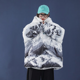 网红中性风2020冬雪山面包服情侣连帽大码棉衣男外套mj350-p155，男装棉衣，电商B288