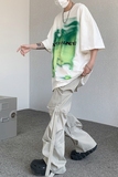 辣弟高街复古抽象印花情侣上衣甜酷宽松短袖T恤大码半袖DX20-P38，男装T恤，电商B288