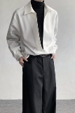 现货！25男士性感内搭大V领高级感垫肩衬衫CS18-P68，男装衬衫，电商B288