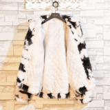 羊羔毛外套仿皮草冬装新加厚奶牛皮草毛毛大衣潮b288-mj234-p150，女装短外套，电商B288