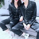 情侣睡衣韩版春夏薄款男式全棉春季女士家居服睡衣套装mj059-p90，男装休闲套装，电商B288