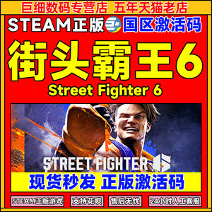 街霸6 街头霸王6steam 激活码CDKEY 秒发  PC游戏正版 Street Fighter 6 街霸六 街机格斗游戏