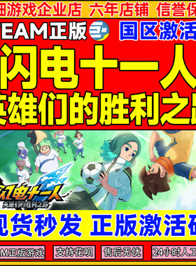steam 闪电十一人 英雄们的胜利之路 闪电十一人 国区激活码CDKey
