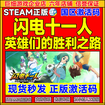 steam 闪电十一人 英雄们的胜利之路 闪电十一人 国区激活码CDKey
