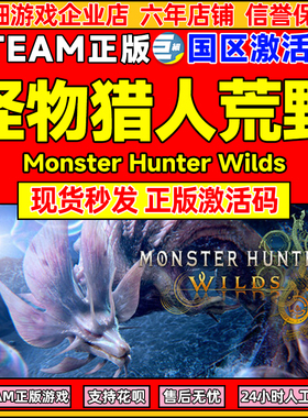steam正版 怪物猎人荒野 Monster Hunter Wilds 国区激活码 cdkey
