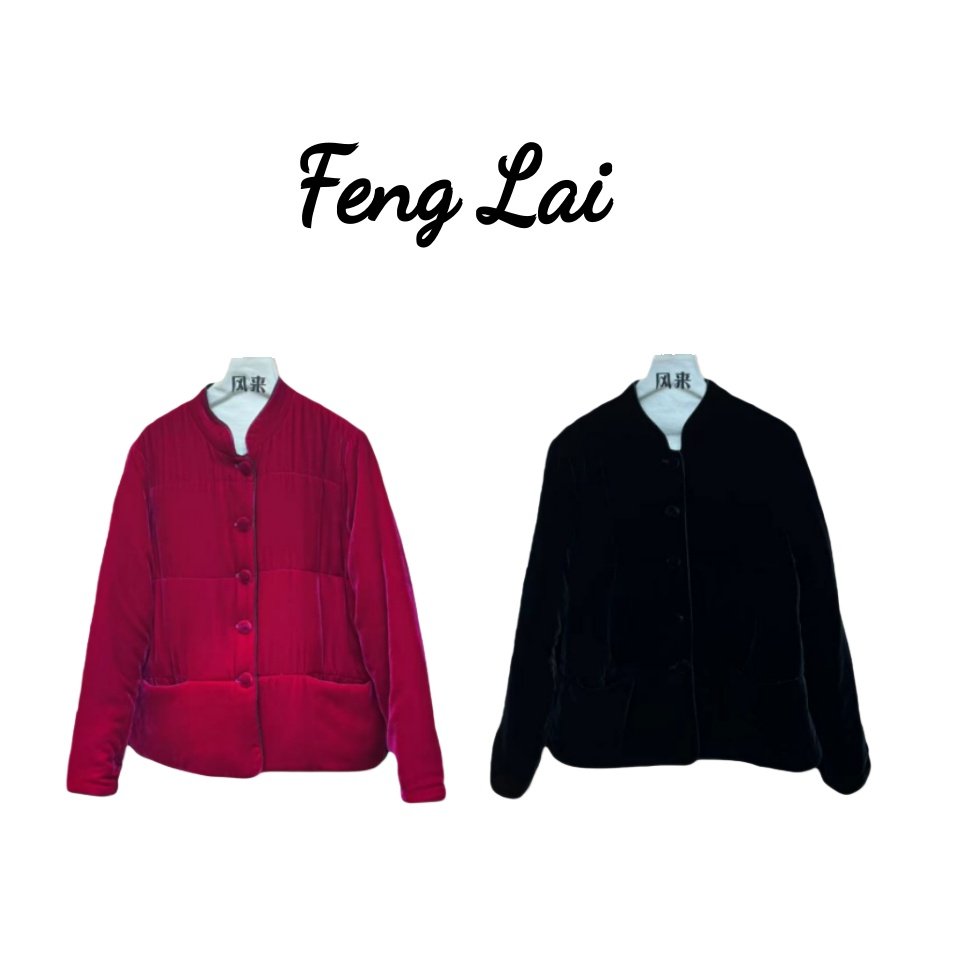 秋冬新款百搭显瘦火龙果时尚中式外套女 真丝丝绒棉服上衣,女装/女士精品,棉衣/棉服,淘宝优惠券,粉丝福利购,淘宝优惠卷