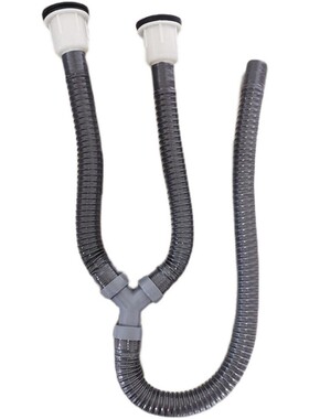 阳台大理石水槽下水器洗衣盆池双槽排水器Y型三通落水管双盆套装