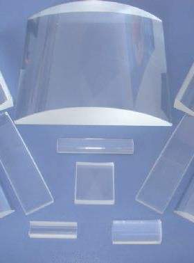 高精度BK7平凹柱面镜 10*7*2.6mmCT R-10.19mm Fd-19.74mm 无膜