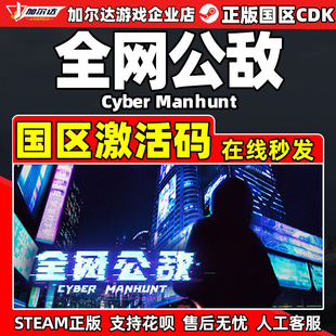 Steam 全网公敌 Cyber Manhunt 国区激活码CDKEY 正版PC游戏