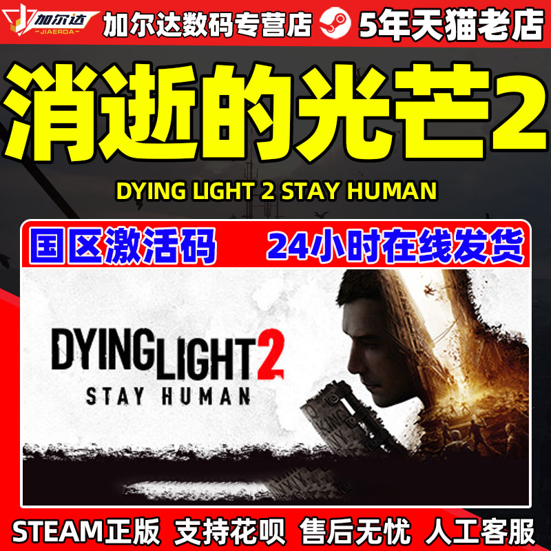 PC正版steam 消逝的光芒2豪华版 Dying Light2 消失的光芒2预购奖励 消光2 国区激活码cdkey怎么看?