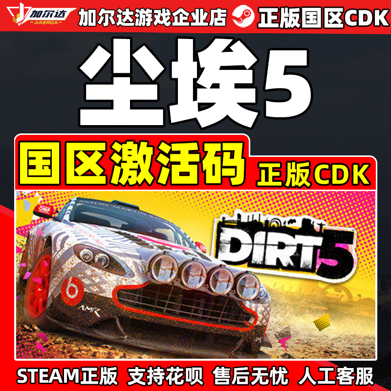 Steam游戏 尘埃5 DIRT 5 PC游戏 国区正版CDKey激活码