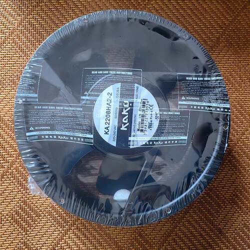 新款卡固 KA2206HA2 HA122060/ 220V轴流风机IP55全金属现货