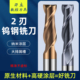 60度55度2刃两钨钢铣刀硬质合金平底平刀立铣刀钢用铝用数控刀具