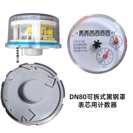 干式磁传表芯机芯可拆式DN50--DN200水表芯大口径数字指针表芯子