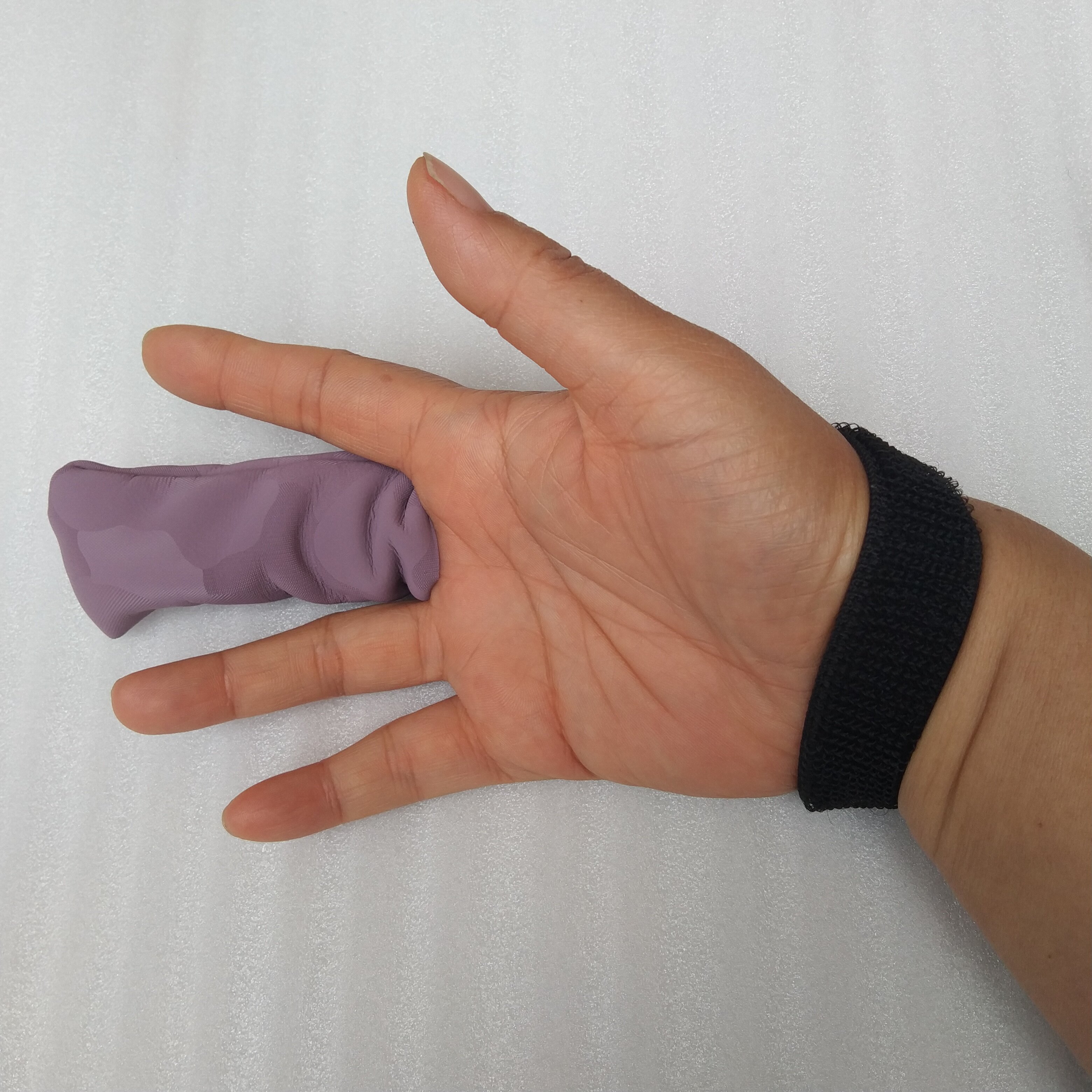 手指受伤保暖套残指保护薄绒指套骨折冬季断指护指怕冻冷指套