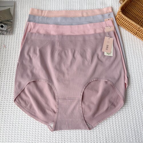 她概念大码高腰无缝莫代尔女士裤