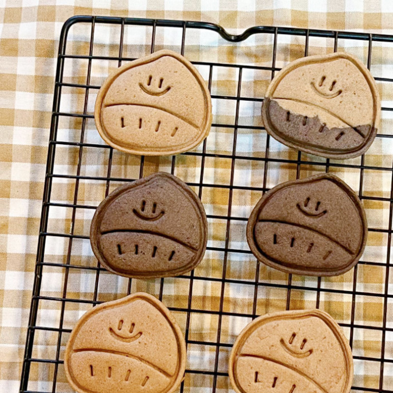 ins韩系卡通饼干模具花生栗子玉米红薯迷你款柠檬饼干分体按压模,厨房/烹饪用具,烘焙模具,淘宝优惠券,粉丝福利购,淘宝优惠卷