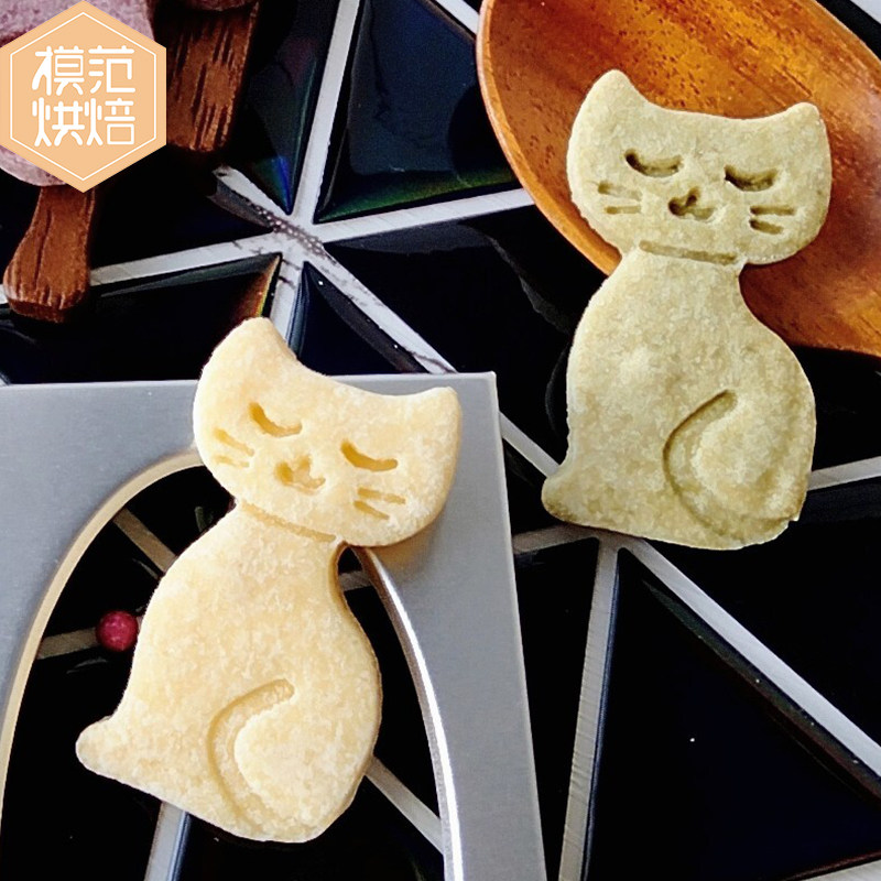 猫头鹰绵羊河马奶牛长颈鹿可爱卡通动物模具黄油曲奇模具分体按压