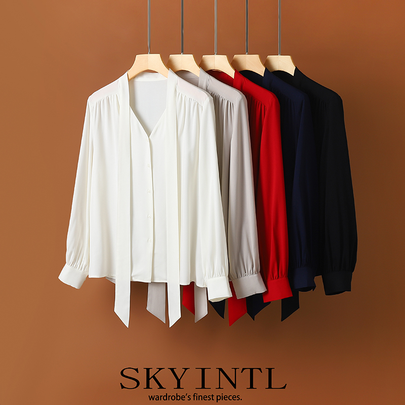 法式宽松版型免烫易打理云感衬衫