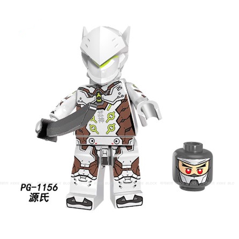 积木人仔pg1156超级英雄守望者先锋源氏拼装玩具品高兼容乐高