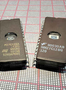 可编程集成电路 NMC27C128Q-120 MC27C128-12F1 27C128 芯片现货
