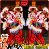 儿童小老虎演出服宝宝会走了幼儿表演服虎娃闹春喜庆动物舞蹈服装