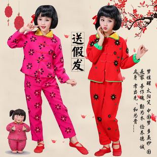 新品小荷风采中国梦娃儿童演出服我的梦娃我的梦道德娃娃表演服装