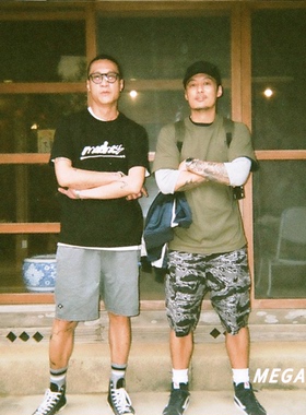 MEGALAB 17SS ARMY SHORTS 经纬度虎纹迷彩四袋工装短裤 madness