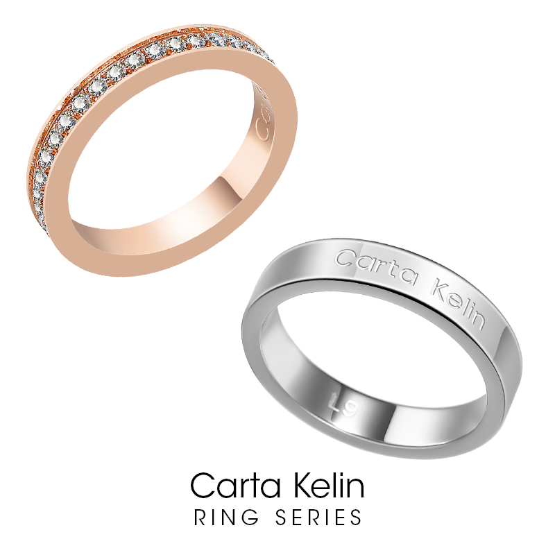 小ck情侣戒指一对男女个性ins潮网红满天星对戒官网生日礼物纪念