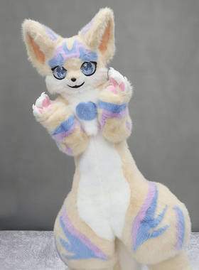 日系兽装全装半装定制fursuit福瑞来图定制cos漫展可穿戴