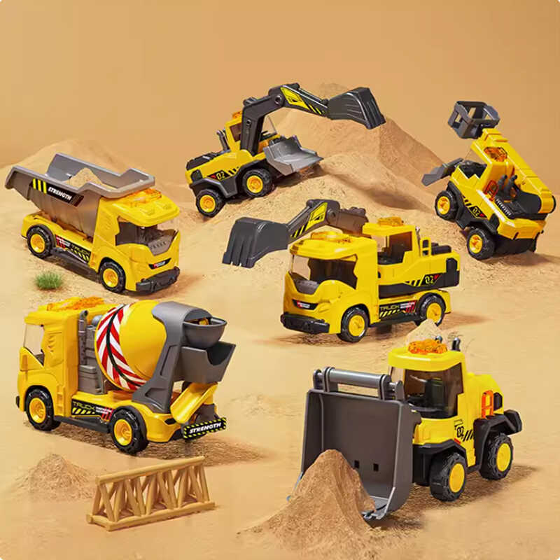 正版灯光儿童玩具工程车油罐车