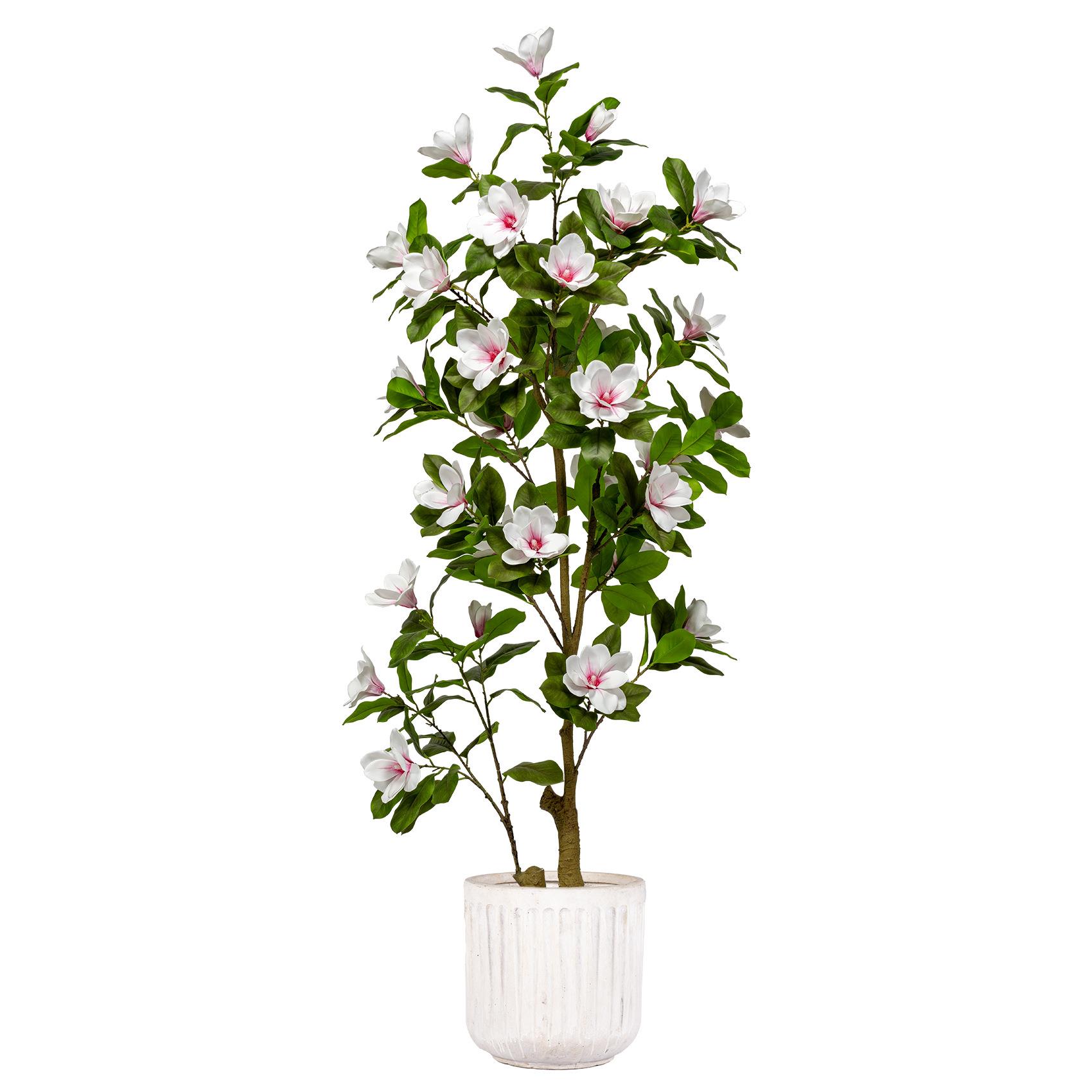 仿真绿植玉兰树假树盆栽室内客厅落地仿生植物装饰品摆件仿真花